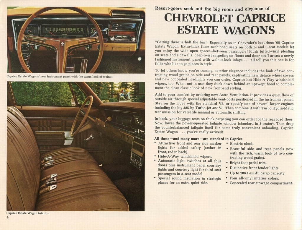 1968 Chevrolet Wagons Brochure Page 10